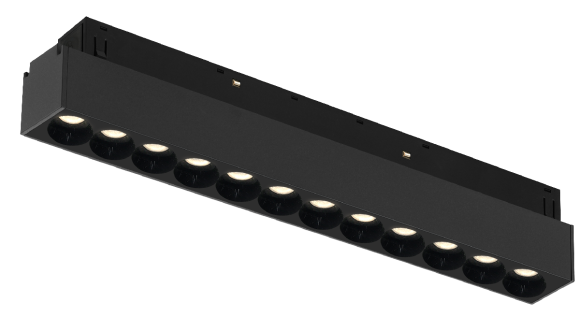 Трековый магнитный светильник iLedex Vision SMART 4822-002-L235-12W-38DG-BK