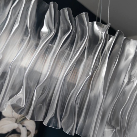 Подвесная светодиодная люстра Delight Collection Accordeon 10310P-780 white/gold