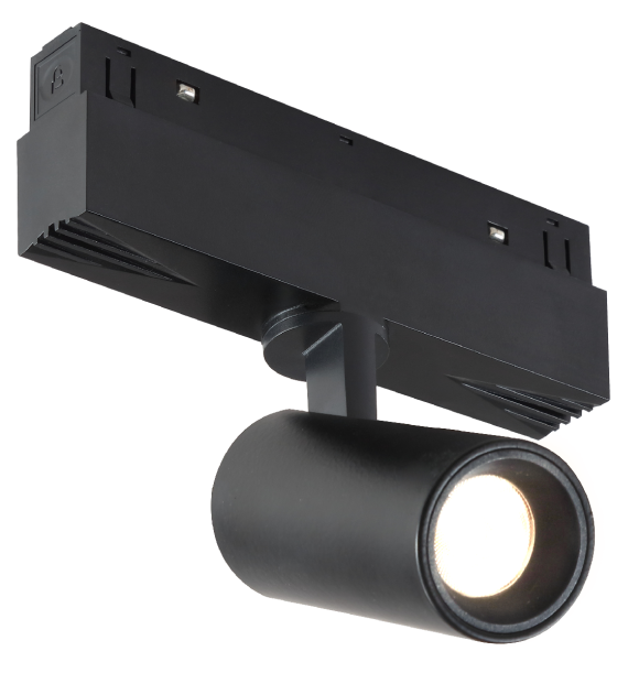 Трековый магнитный светильник iLedex Vision 4822-011-D45-8W-38DG-4000K-BK