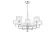 Люстра на штанге Crystal Lux MAESTRO SP-PL5+5 CHROME, Хром, Белый, Металл