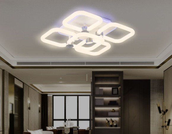 Потолочная светодиодная люстра с пультом управления Ambrella Light Original FA3861