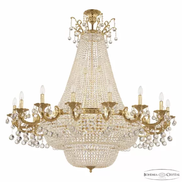 Потолочная люстра Bohemia Ivele Crystal 2210H208/16/123IV/Y1 G Balls Потолочная люстра Bohemia Ivele Crystal 2210H208/16/123IV/Y1 G Balls