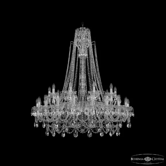 Подвесная люстра Bohemia Ivele Crystal 1411/20+10/400/XL-130 Ni Подвесная люстра Bohemia Ivele Crystal 1411/20+10/400/XL-130 Ni