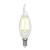 Лампа светодиодная филаментная (UL-00003248) Uniel E14 7,5W 3000K прозрачная LED-CW35-7,5W/WW/E14/CL GLA01TR