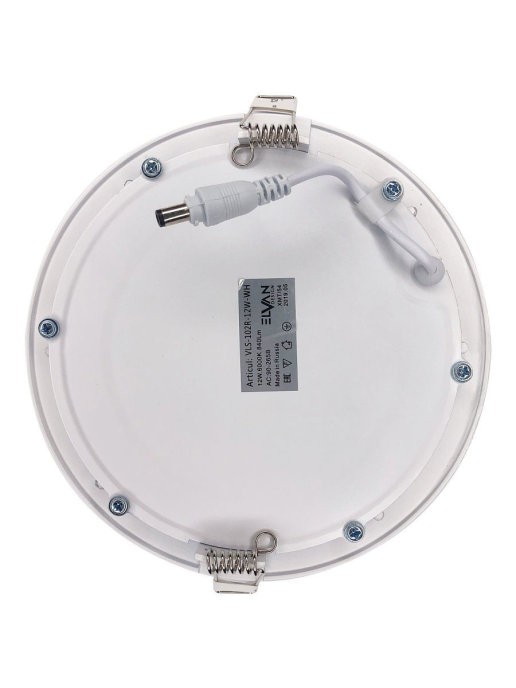 Встраиваемый светильник Elvan VLS-102R-12W-WH