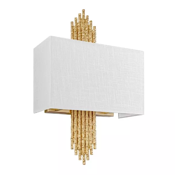 Настенный светильник LOFT IT Poema 10458 Gold, Арт-деко, Белый, Золото