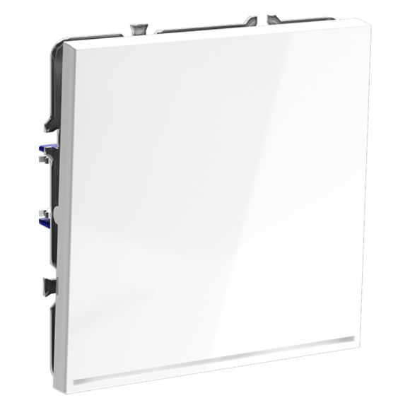 Выключатель одноклавишный с подсветкой Voltum S70 VLS010201