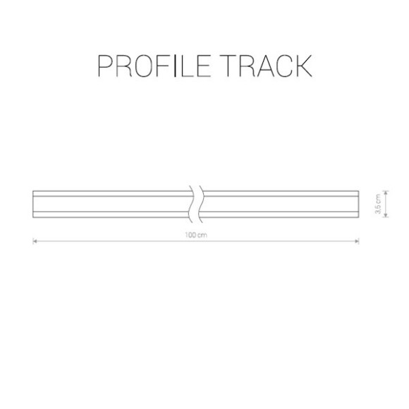 Шинопровод однофазный Nowodvorski Profile 9450