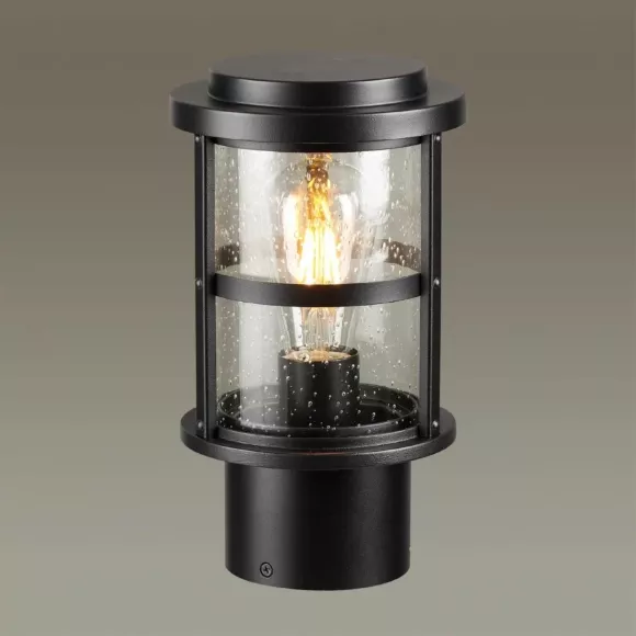 Уличный светильник Odeon Light Magus 4964/1A, Черный, Прозрачный, Металл Уличный светильник Odeon Light Magus 4964/1A, Черный, Прозрачный, Металл