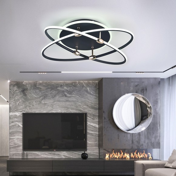 Потолочная светодиодная люстра с пультом управления Natali Kovaltseva Dorian I LED LAMPS 81235