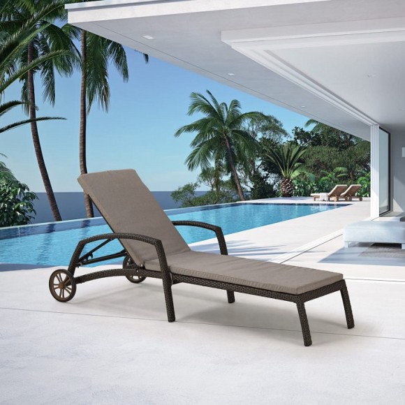Лежак A35A2-W53 Brown с матрасом AFN_A35A2-W53_Brown
