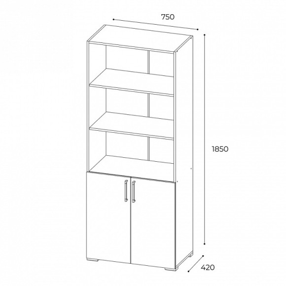 Стеллаж комбинированный Стеллаж TKS_00-00105299