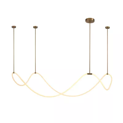 Подвесной светильник Delight Collection 10521P brass/white