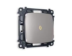 Комплект механизма 1-кл выключателя с подсветкой Ambrella Volt Omega MO502010