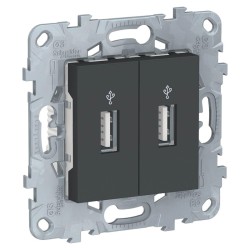 Розетка компьютерная USBx2 Schneider Electric Unica New NU542754