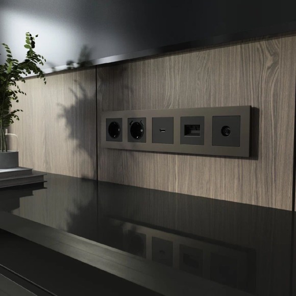 Рамка на 5 постов Werkel Slab W0052963 4690389207945 a067788