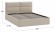 Кровать двуспальная Глосс с ПМ Тип 1 TRI_240712
