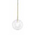 Подвесной светильник Delight Collection Ball Sola 9217P/D200 gold