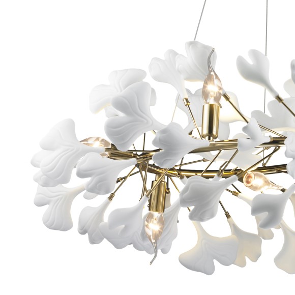 Подвесная люстра Delight Collection 10881P/R800 gold/white