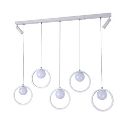 Подвесная светодиодная люстра LED4U L7103-7 WТ