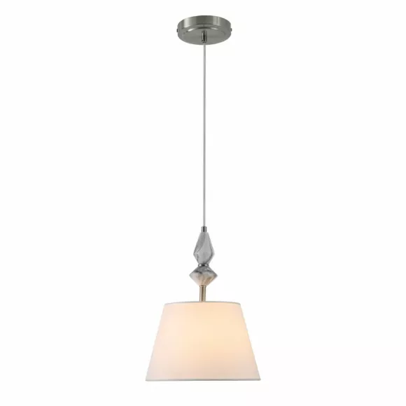 Подвесной светильник Lumion Classi Vermont 8274/1A, Классика, Белый, Серебро Подвесной светильник Lumion Classi Vermont 8274/1A, Классика, Белый, Серебро