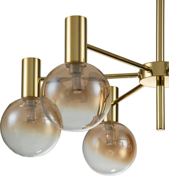 Люстра на штанге Indigo Collana 13015/6R Gold V000220