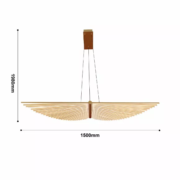 Подвесная люстра Favourite Vingar 4380-1P, 4000, Нейтральный белый Подвесная люстра Favourite Vingar 4380-1P, 4000, Нейтральный белый