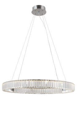 Подвесная светодиодная люстра с пультом управления Moderli Asti V10734-PL