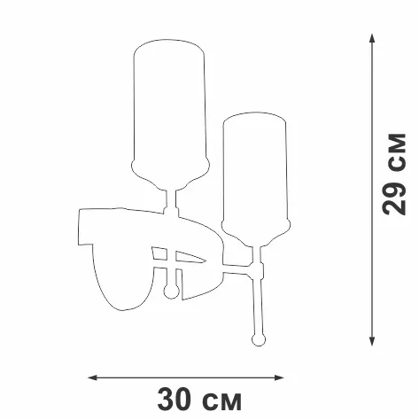 Бра Vitaluce V1813-7/2A Бра Vitaluce V1813-7/2A