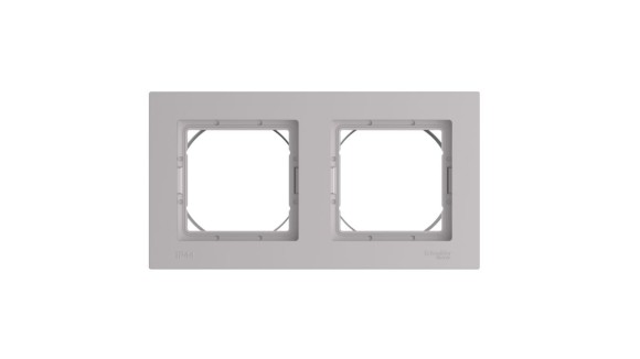 Рамка 2-ая, универсальная Systeme Electric AtlasDesign Aqua Алюминий ATN440302