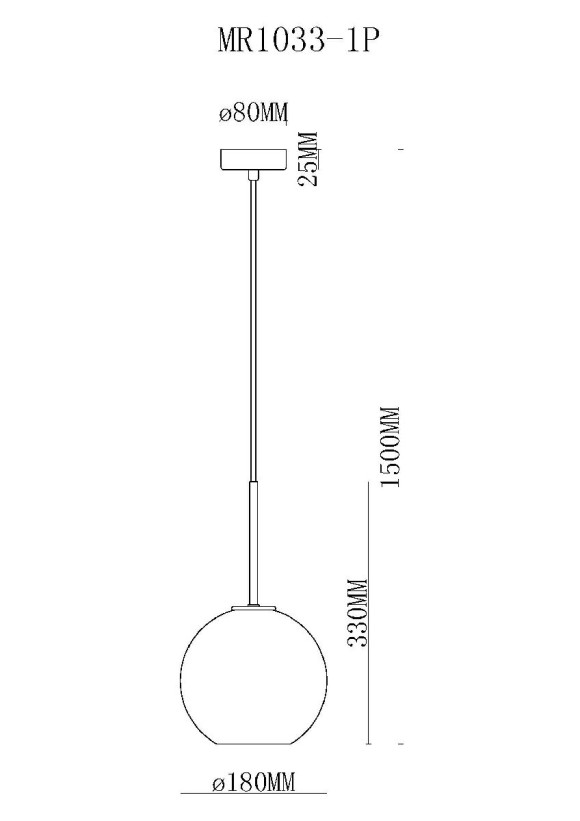 Подвесной светильник MyFar Stiven MR1033-1P