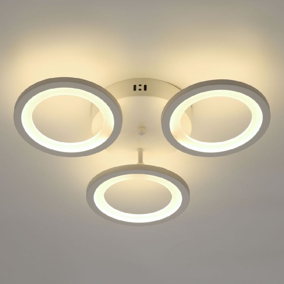 Потолочная светодиодная люстра с пультом управления De Markt Мадлен 424013303