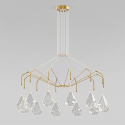 Подвесная люстра Eurosvet Birne 201002/12 латунь Smart a071499