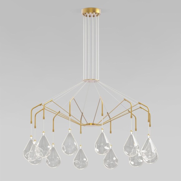 Подвесная люстра Eurosvet Birne 201002/12 латунь Smart a071499