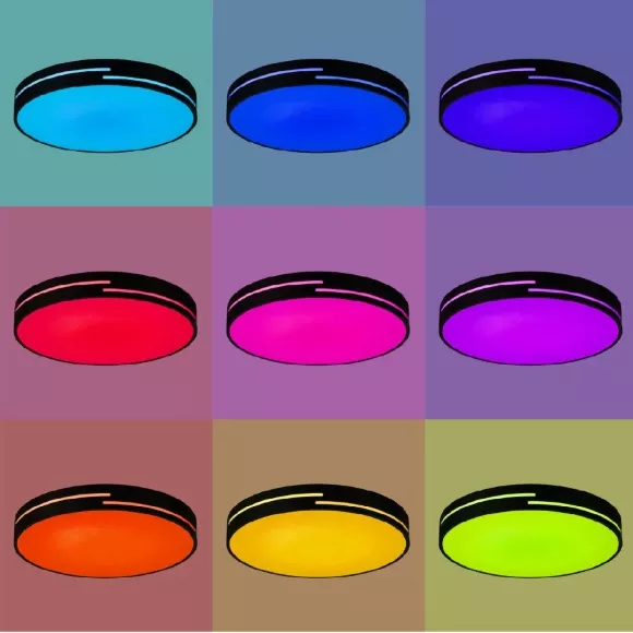 Потолочный светильник Citilux Купер Лайн CL72470GL1, Черный, Белый, RGB Потолочный светильник Citilux Купер Лайн CL72470GL1, Черный, Белый, RGB