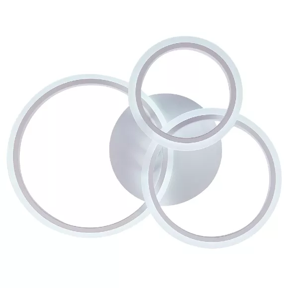 Потолочная люстра Natali Kovaltseva Pure LED LAMPS 81175, Белый, От теплого до холодного, Металл, вид сверху Потолочная люстра Natali Kovaltseva Pure LED LAMPS 81175, Белый, От теплого до холодного, Металл, вид сверху