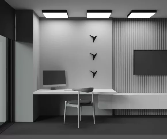 Потолочный светильник Maytoni Zon C032CL-90W3K-SQ-B Потолочный светильник Maytoni Zon C032CL-90W3K-SQ-B