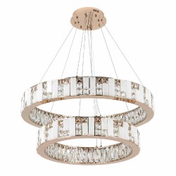 Подвесная светодиодная люстра Modelux ML.6985.800.600P GD