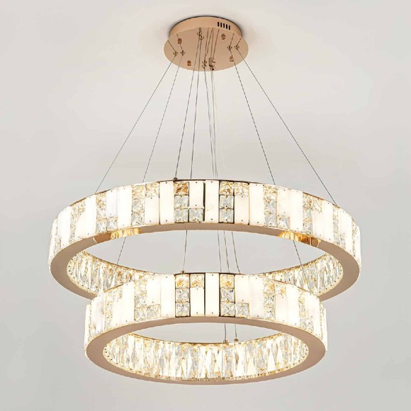 Подвесная светодиодная люстра Modelux ML.6985.800.600P GD