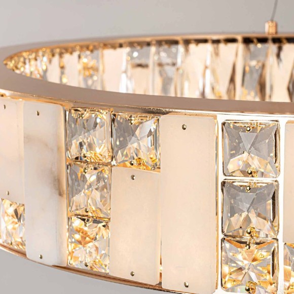 Подвесная светодиодная люстра Modelux ML.6985.800.600P GD