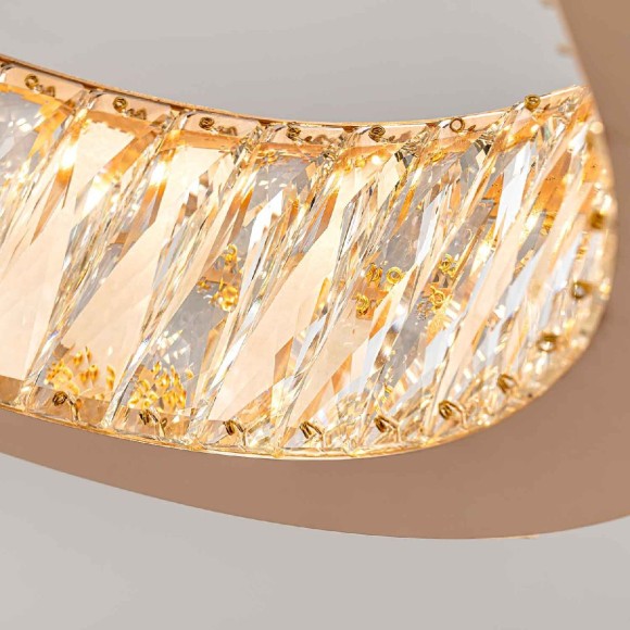 Подвесная светодиодная люстра Modelux ML.6985.800.600P GD