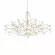 Подвесная люстра Loft IT Mira 10590/1000 Gold Asfour, Золото, Прозрачный, Теплый белый, декоративные элементы крупным планом