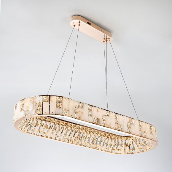 Подвесная светодиодная люстра Modelux ML.6988.1000P GD