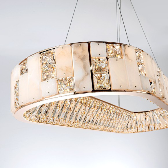 Подвесная светодиодная люстра Modelux ML.6988.1000P GD