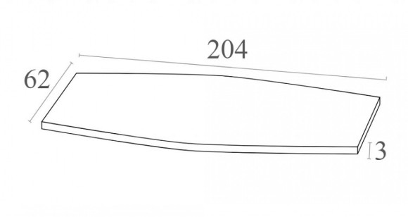 Матрас для лежака Slim SGD_234-144-9909