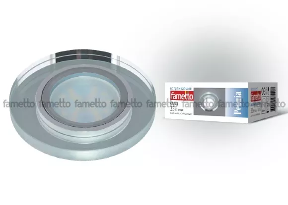 Встраиваемый светильник Fametto Peonia DLS-P106 GU5.3 CHROME/SILVER Встраиваемый светильник Fametto Peonia DLS-P106 GU5.3 CHROME/SILVER