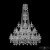 Подвесная люстра Bohemia Ivele Crystal 1411/20+10+5/400/XL-155/3d Ni
