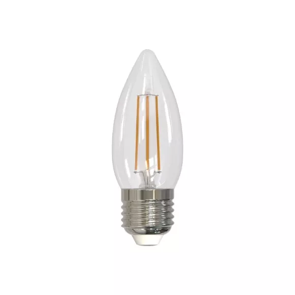 Лампа светодиодная филаментная (UL-00005166) Uniel E27 11W 3000K прозрачная LED-C35-11W/3000K/E27/CL PLS02WH Лампа светодиодная филаментная (UL-00005166) Uniel E27 11W 3000K прозрачная LED-C35-11W/3000K/E27/CL PLS02WH