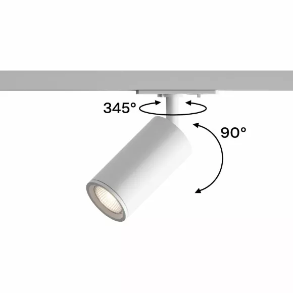 Трековый однофазный светильник Hesby Lighting Skylite HSBL_0044, Белый, Алюминий, Современный стиль, крепление Трековый однофазный светильник Hesby Lighting Skylite HSBL_0044, Белый, Алюминий, Современный стиль, крепление