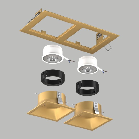Встраиваемый светильник Lightstar Domino (214523+214503+214503+214007+214007) D5230303BMOD